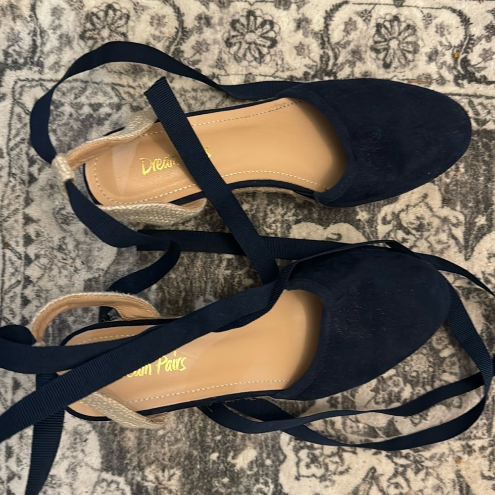 Espadrille Wedge Navy